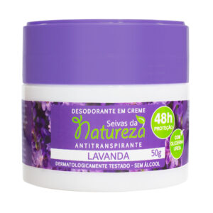 Desodorante Creme - Seivas da Natureza 50g - Lavanda